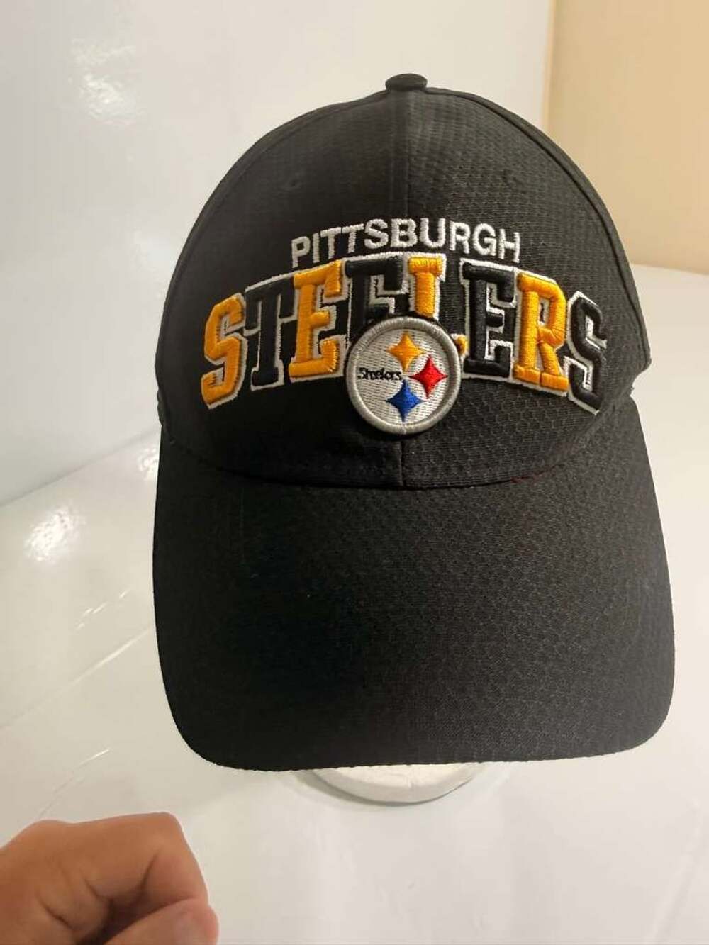 New Era Pittsburgh Steelers 39THIRTY Black Stretch Fit Hat Cap L/XL 1933 NFL